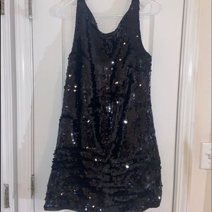 Black Sequin Dress